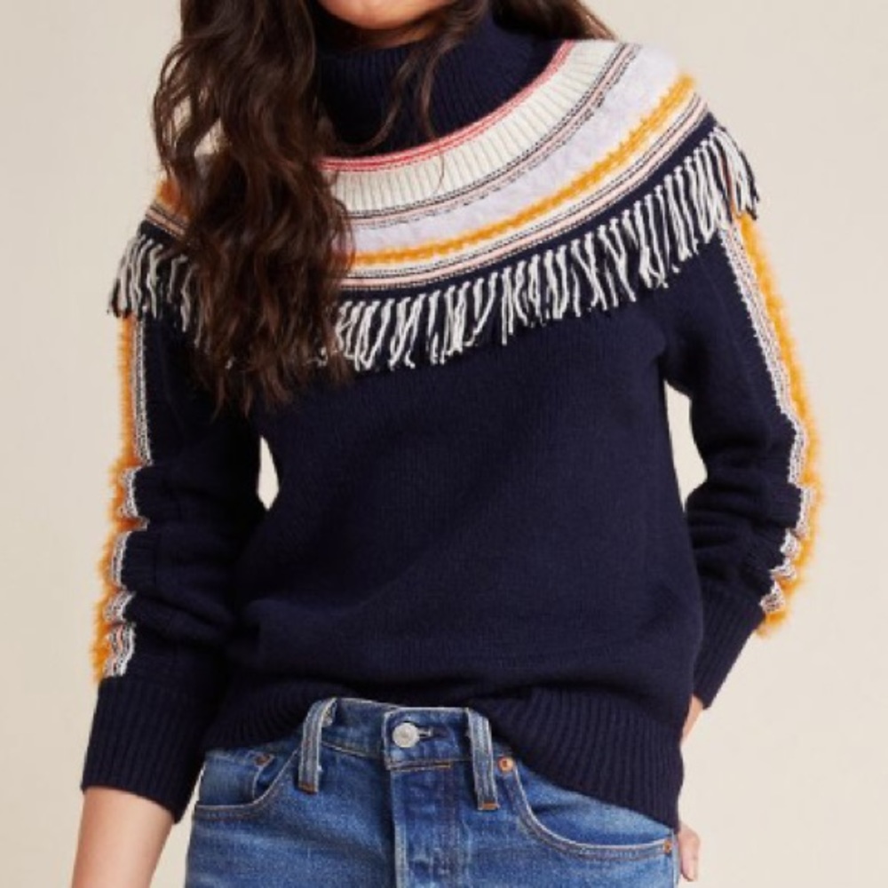 Anthropologie Margherita Nordic Sweater Size M